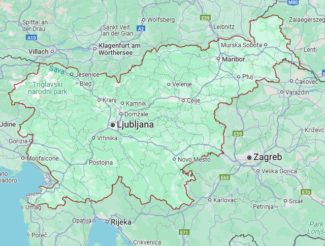 Вантажні перевезення бусом Словенія - Кривий Ріг