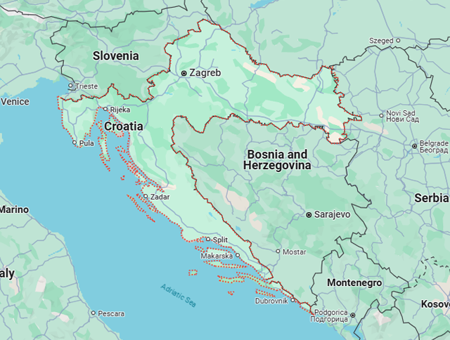 Грузовые перевозки бусом Хорватия - Винница