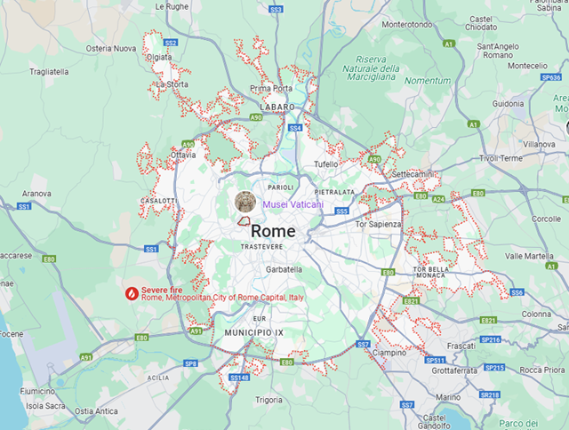 Грузовые перевозки бусом Рим - Украина