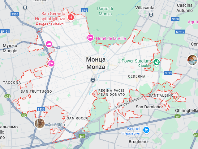 Грузовые перевозки бусом Монцо - Украина