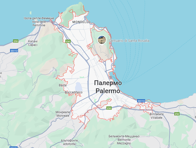 Грузовые перевозки бусом Палермо - Украина