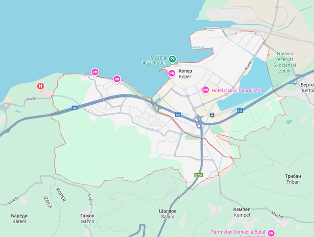 Грузовые перевозки бусом Копер - Украина