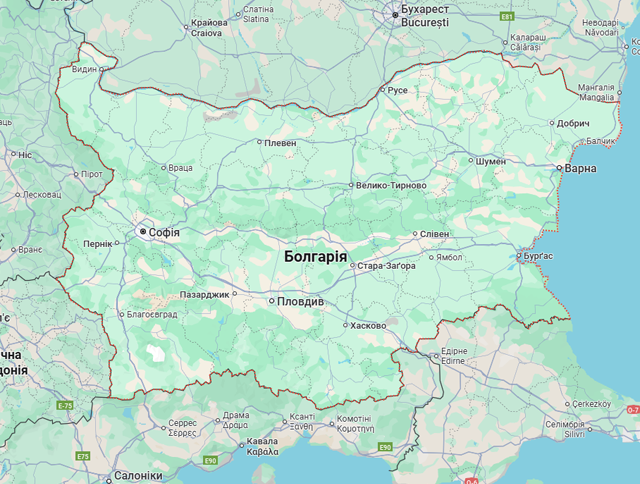 Вантажні перевезення бусом Болгарія - Україна