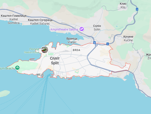 Вантажні перевезення бусом Спліт - Україна