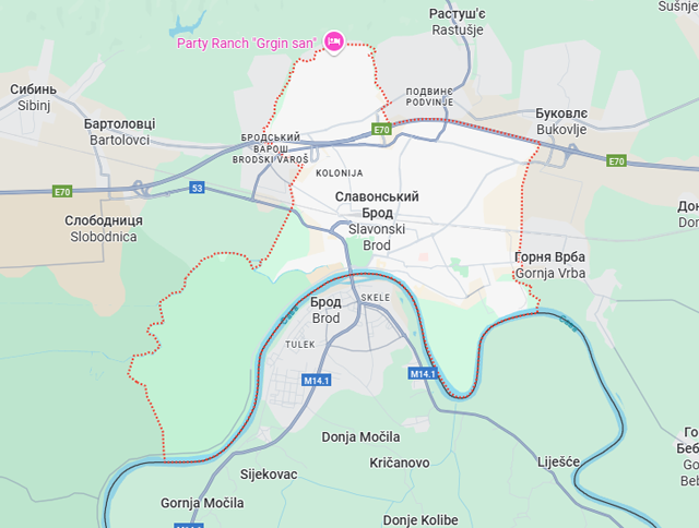 Грузовые перевозки бусом Славонский-Брод - Украина