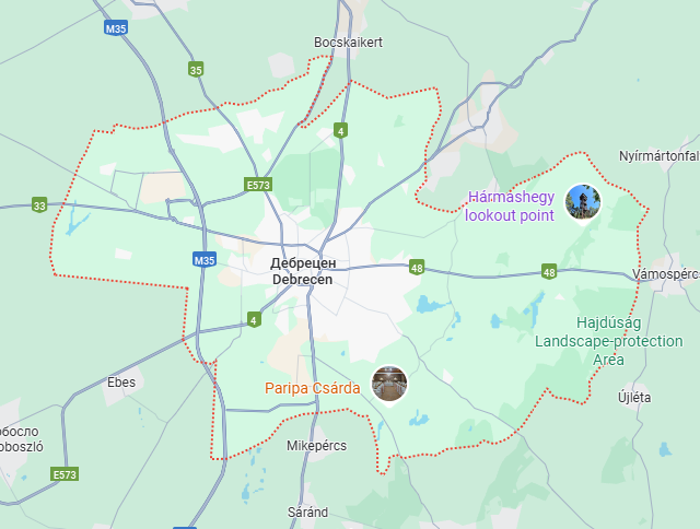 Грузовые перевозки бусом Дебрецен - Украина