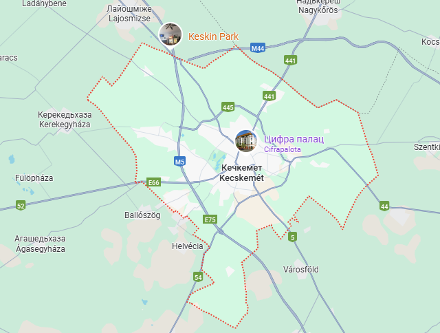 Вантажні перевезення бусом Кечкемет - Україна